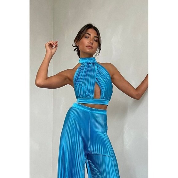 L'idee Renaissance Top Cloud Blue Size 10 BNWT - Picture 2 of 11